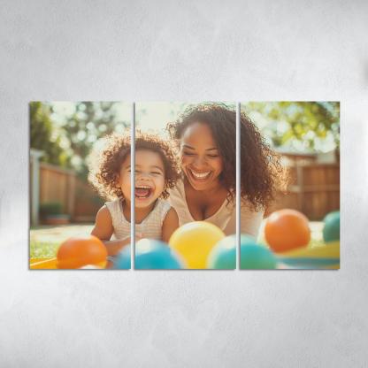 Echoes Of Laughter Celebrating Joy Custom Paintings Frame