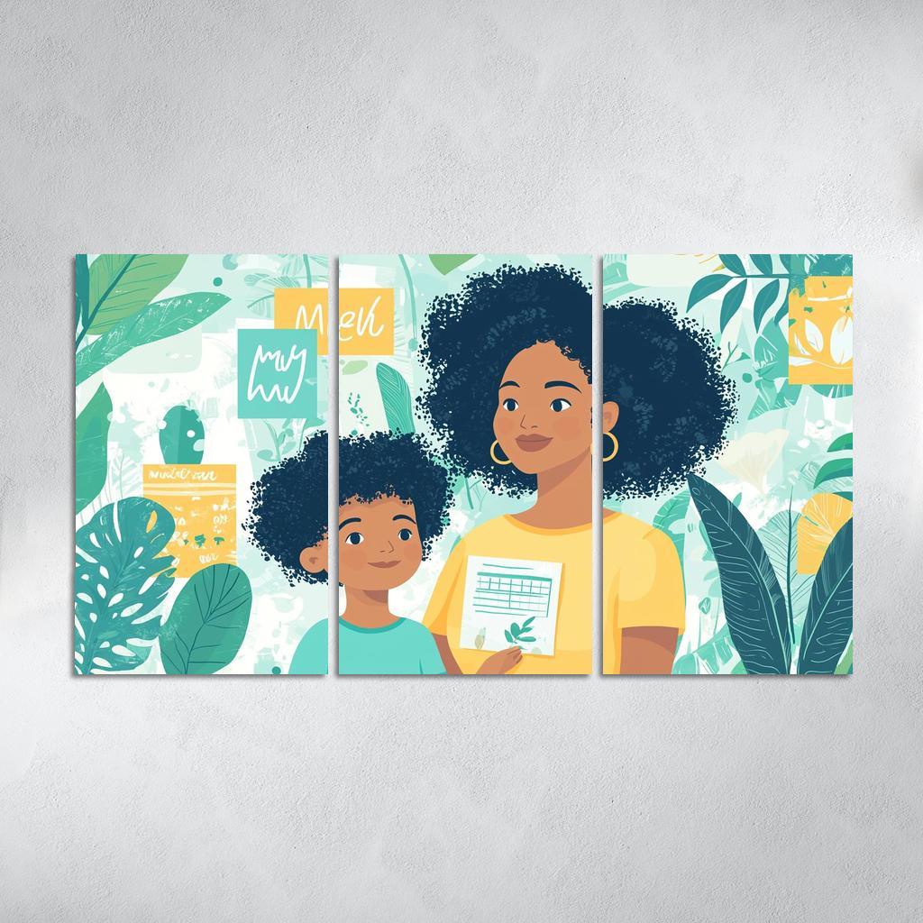 The Shield Of Strength A Mothers Protective Love One-piece Frames