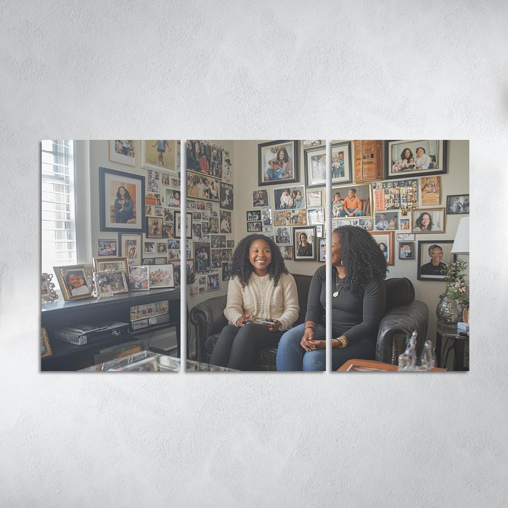 A Journey Through Time Memories Shared Custom Paintings Frame