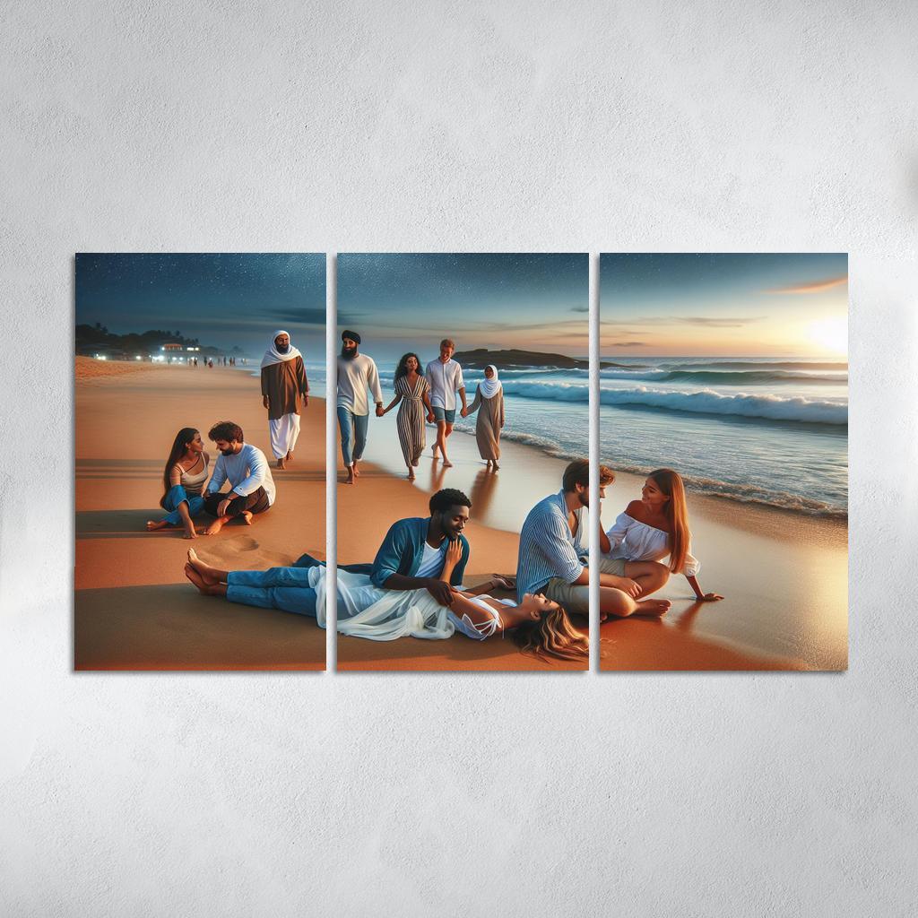 Twilight Cove A Romantic Escape Custom Paintings Frame