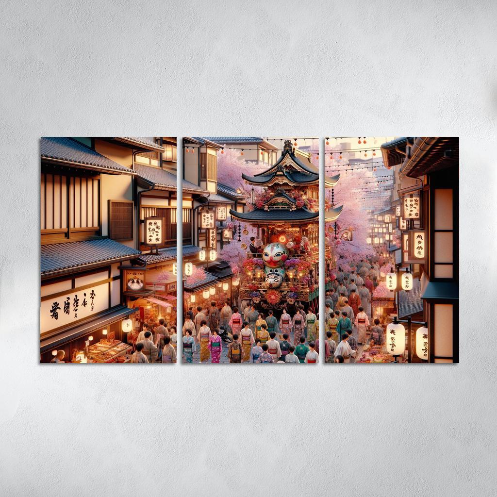 Gion Matsuri - Japan Modern Paintings Frame