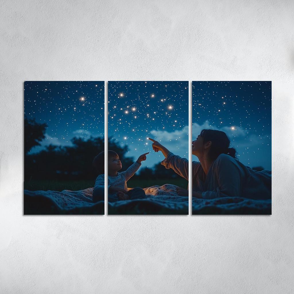 Stars In Our Eyes Dreams Of Tomorrow Custom Paintings Frame