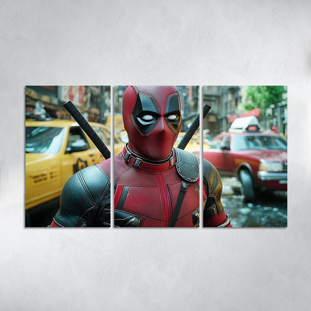Ryan Reynolds The Merc With A Heart Of Gold Framed Paintings