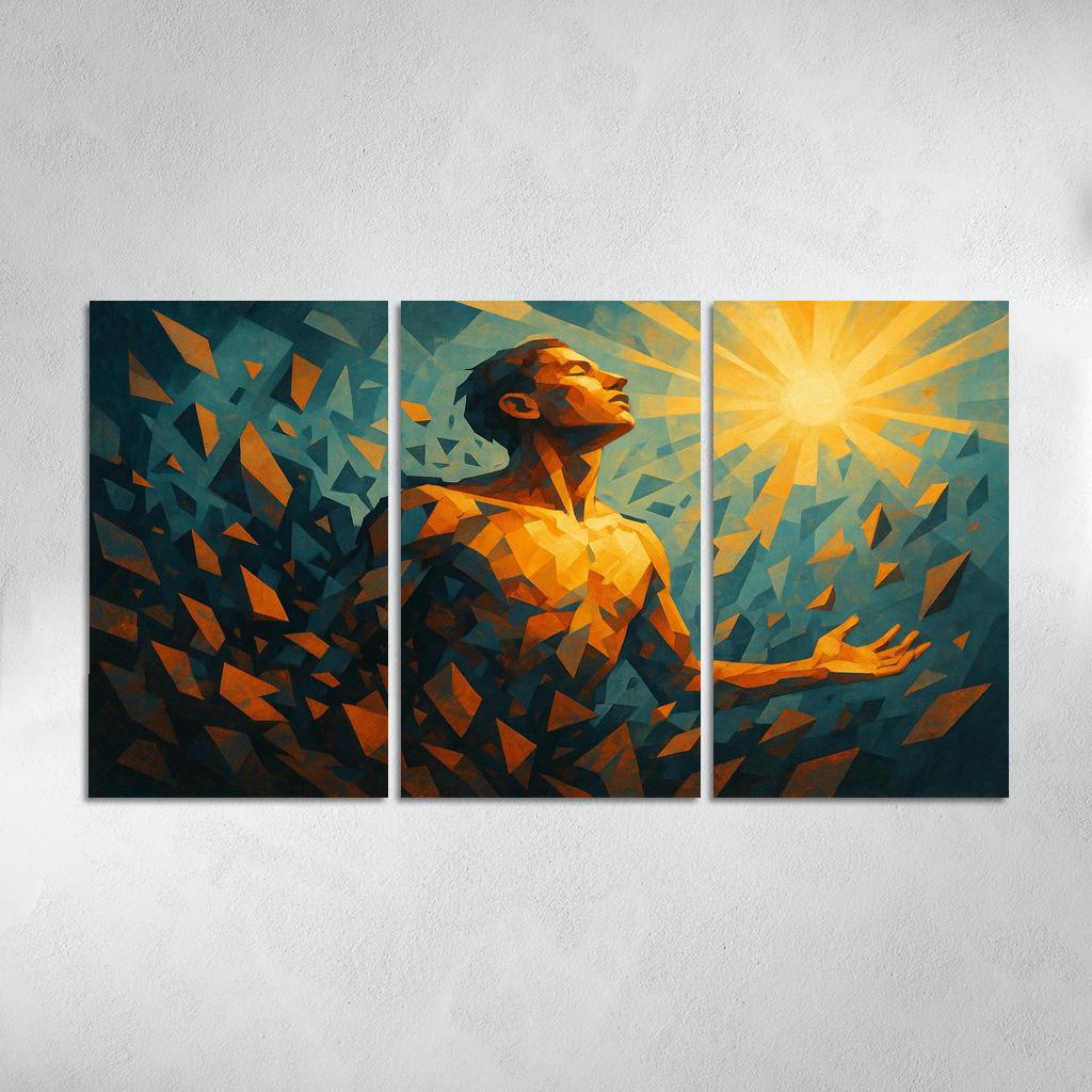 Echoes Of Resilience In Mental Health Art Canvas Paintings Frame