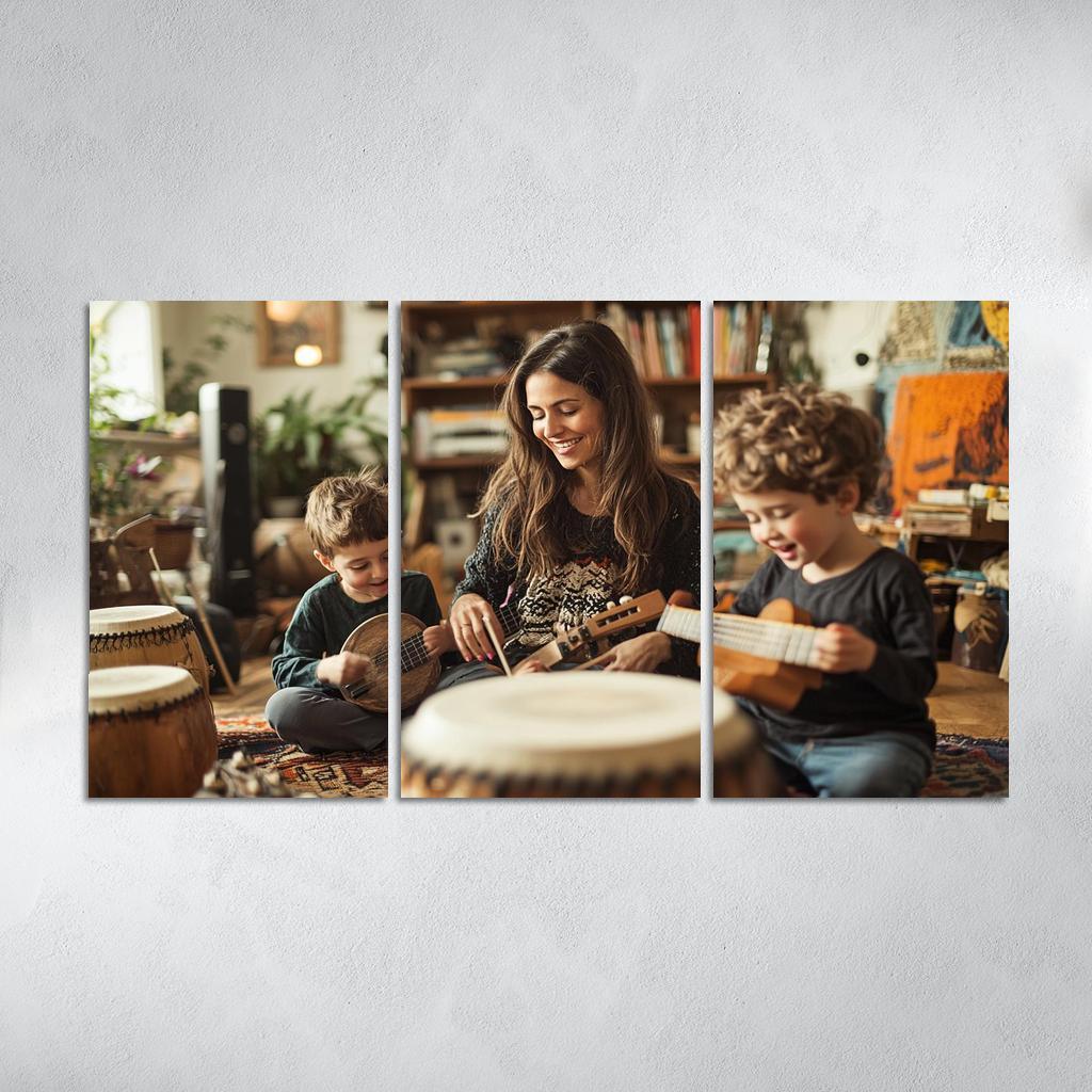 A Symphony Of Love A Mothers Melodies Canvas Paintings Frame