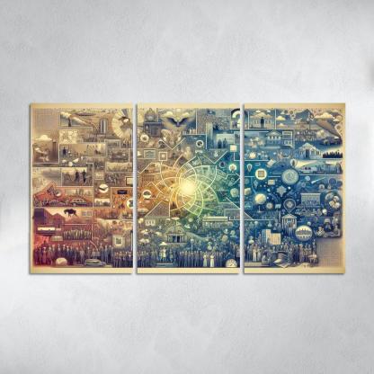 Whispers Of The Past Honoring Historical Trauma Multi-panel Paintings