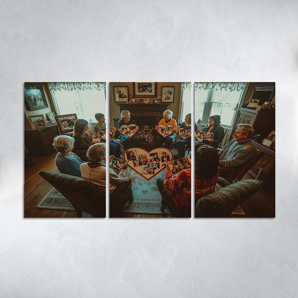 Heartstrings Of Love Connecting Through Memories One-piece Frames