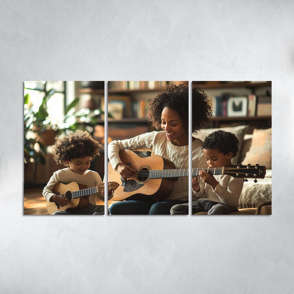 The Rhythm Of Our Hearts A Mothers Love Song Canvas Paintings Frame