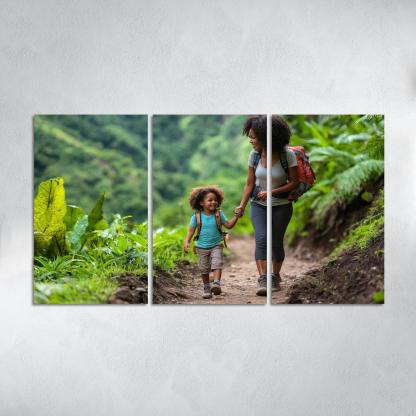 The Journey Of Love A Mothers Unwavering Support Canvas Paintings Frame