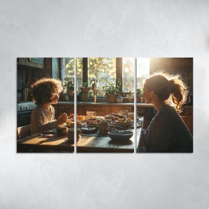 Cherished Conversations The Heart Of Dialogue Custom Paintings Frame