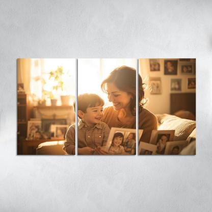 Moments In Time A Mother's Embrace Through The Years Canvas Paintings Frame
