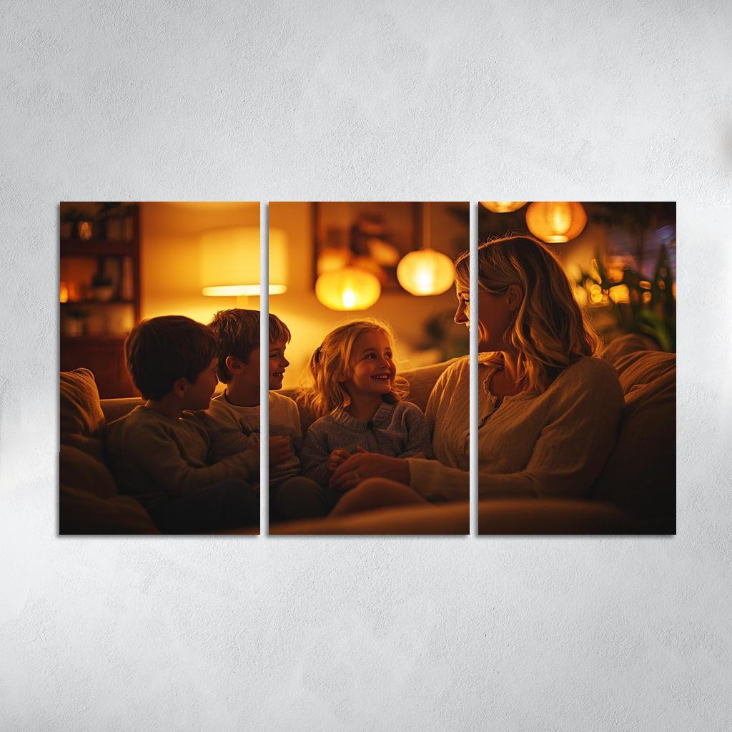 A Mothers Heart The Foundation Of Family Canvas Paintings Frame