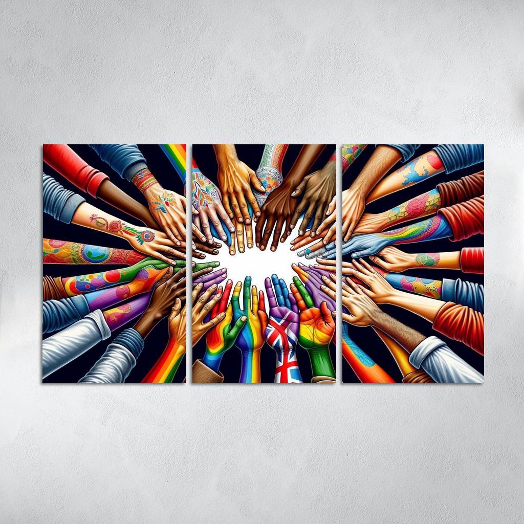 Art For Peace A Global Call To Action Custom Paintings Frame