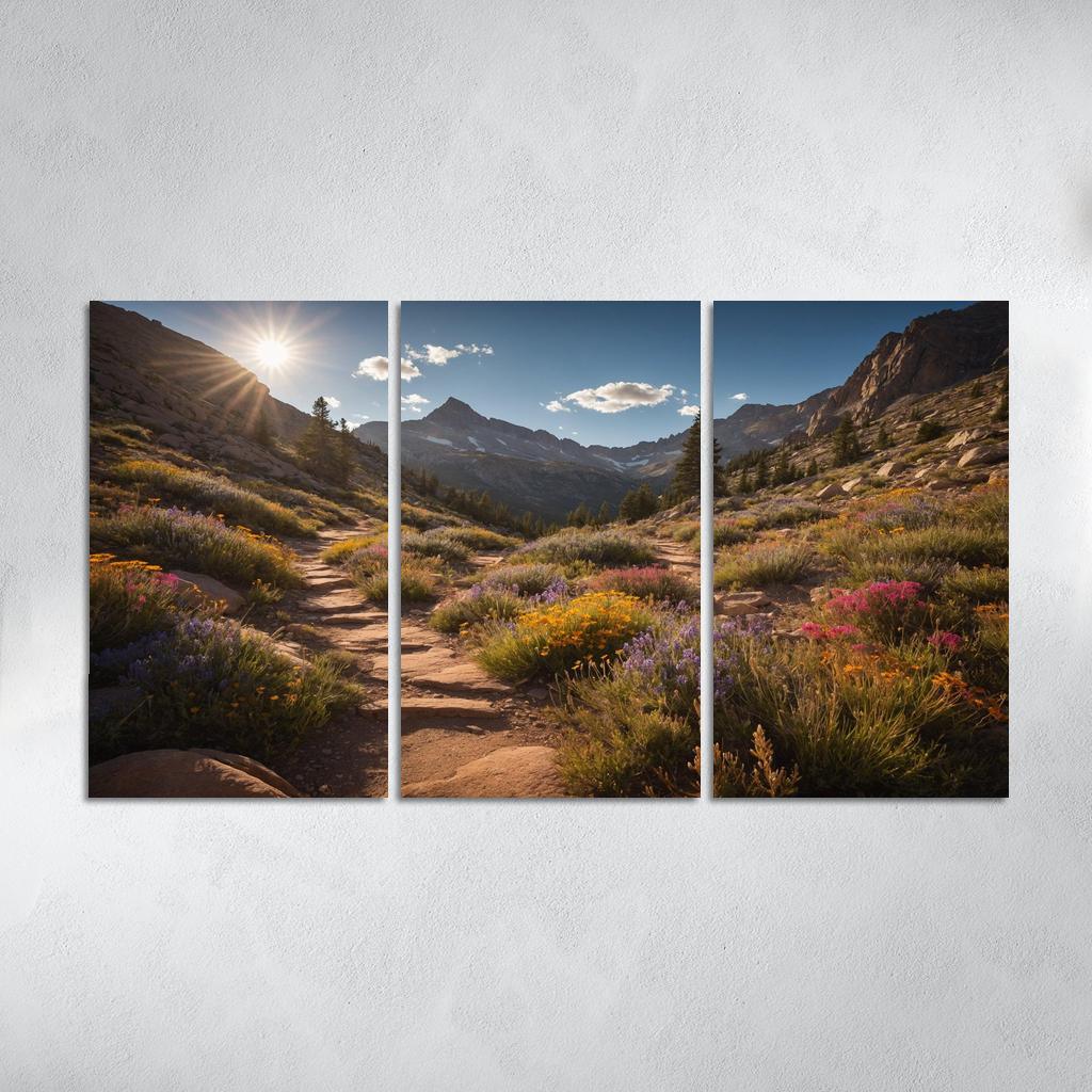 The Timeless Charm Of Rocky Mountain Trails Multi-panel Paintings