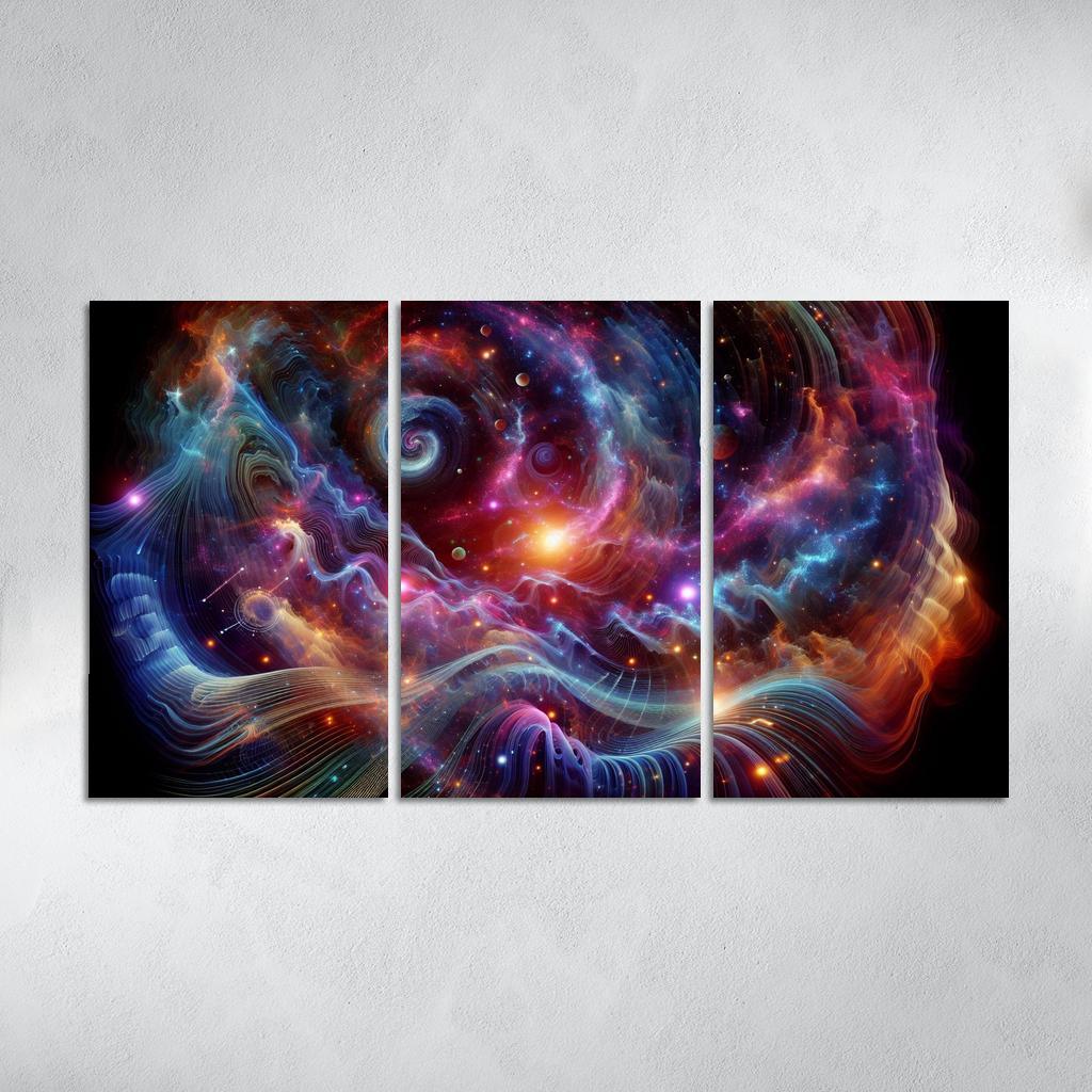 Celestial Interplay Of Frequencies Premium Artwork Frames