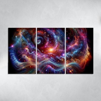 Celestial Interplay Of Frequencies Premium Artwork Frames