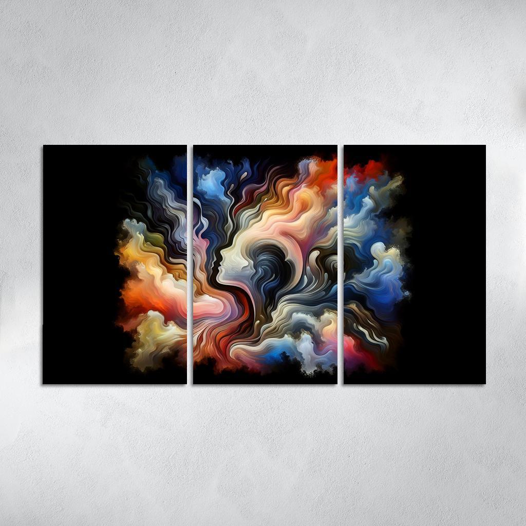 Invisible Illness The Reality Of Mental Health Multi-panel Paintings