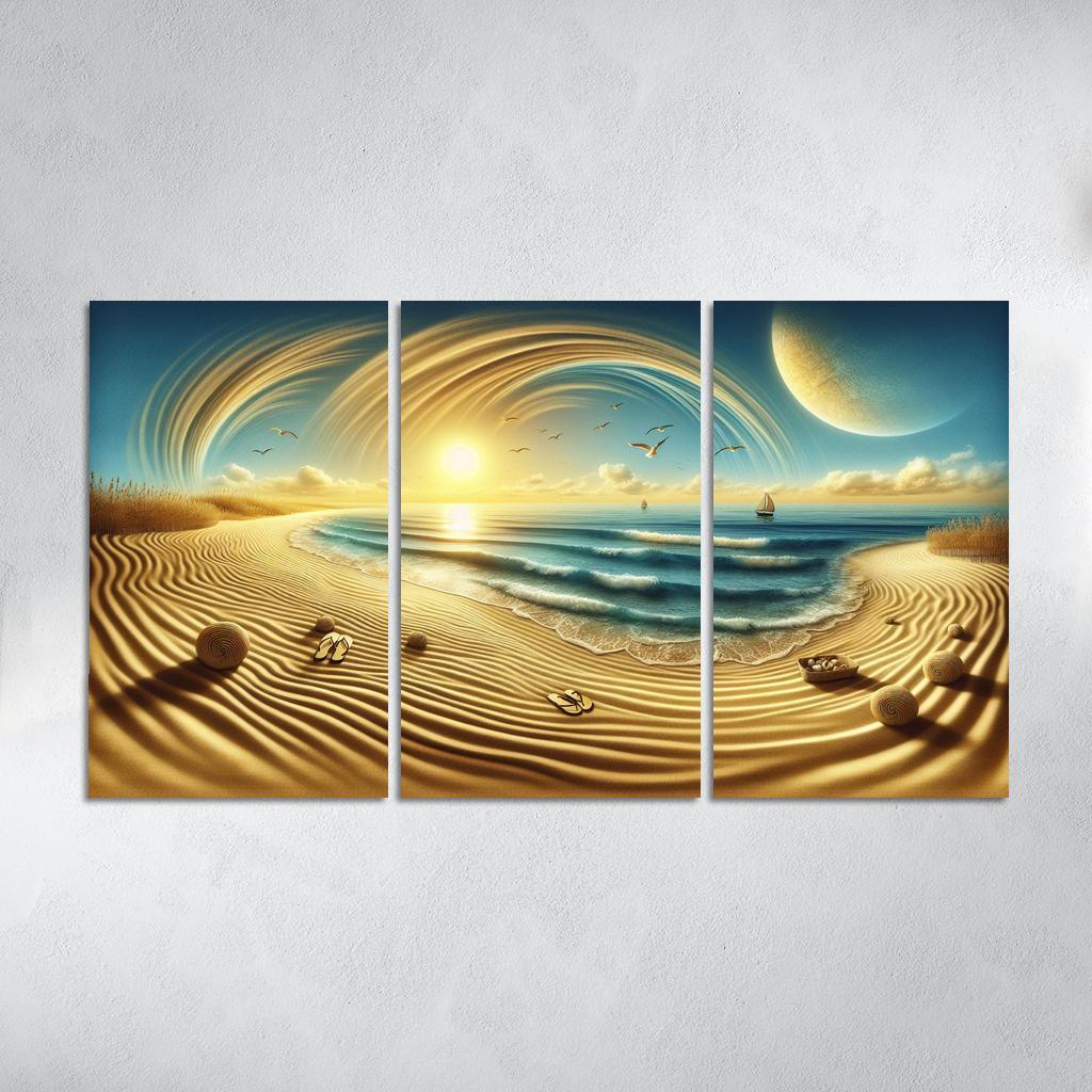 Serenity Sands Beach Premium Artwork Frames