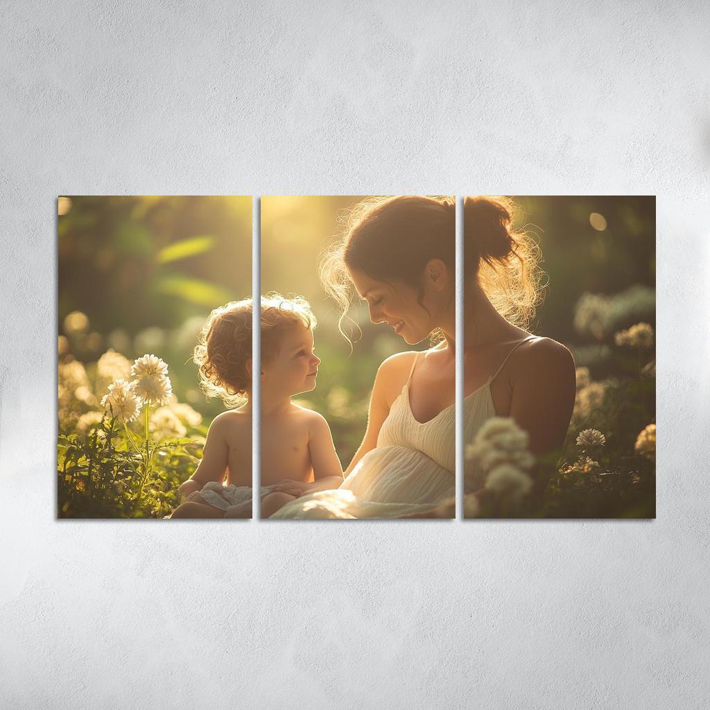 A Heartfelt Connection The Unspoken Bond Of Love Canvas Paintings Frame