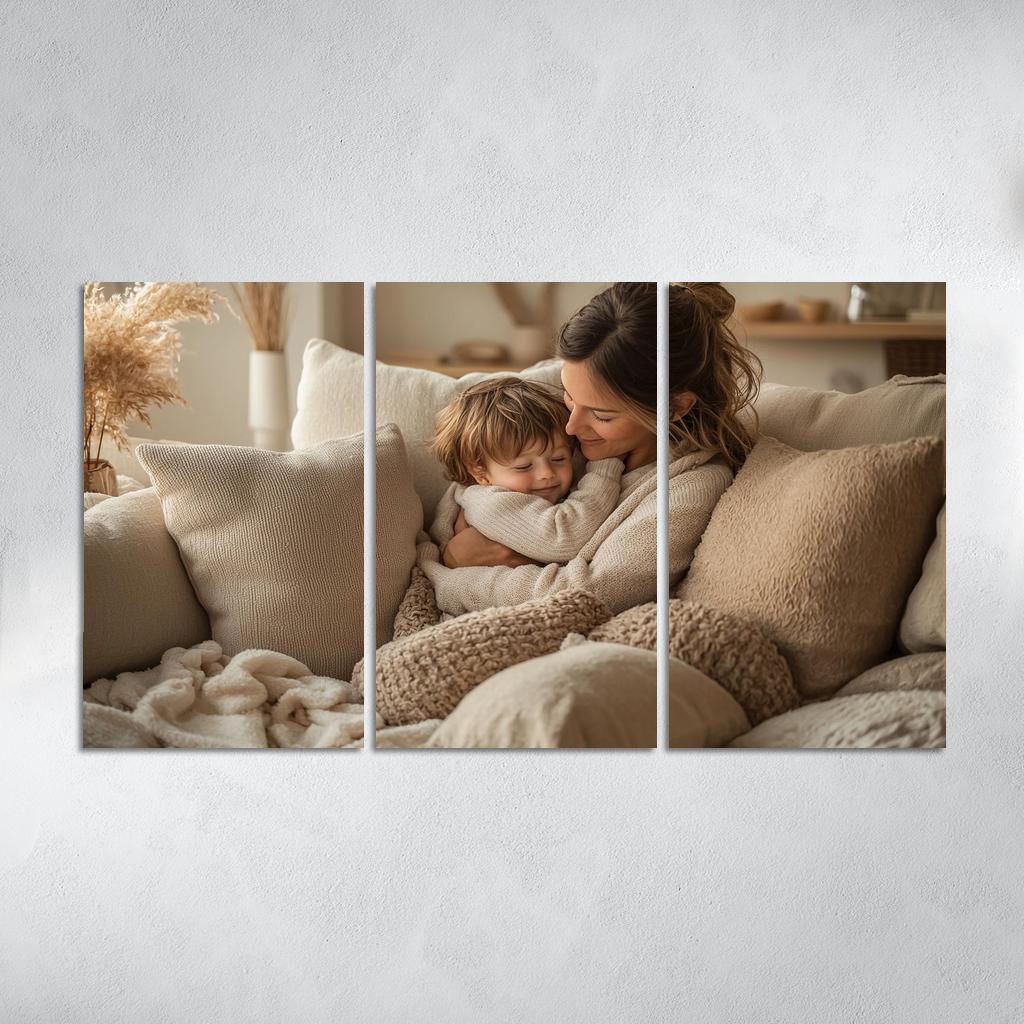 Cocoon Of Comfort A Mothers Safe Haven Custom Paintings Frame