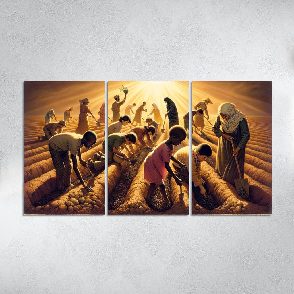 Future Generations The Legacy Of Our Choices Custom Paintings Frame