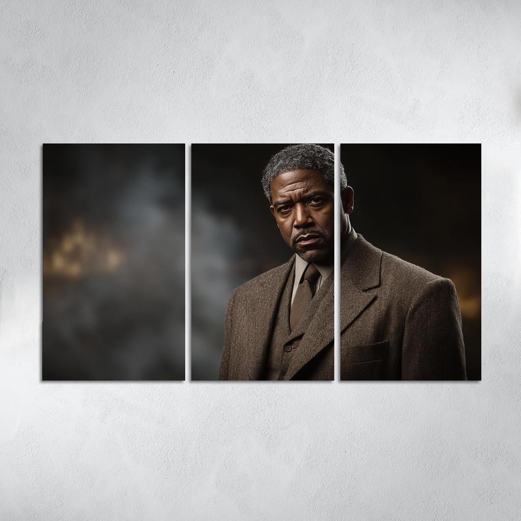 Denzel Washington The Voice Of A Leading Man Framed Paintings