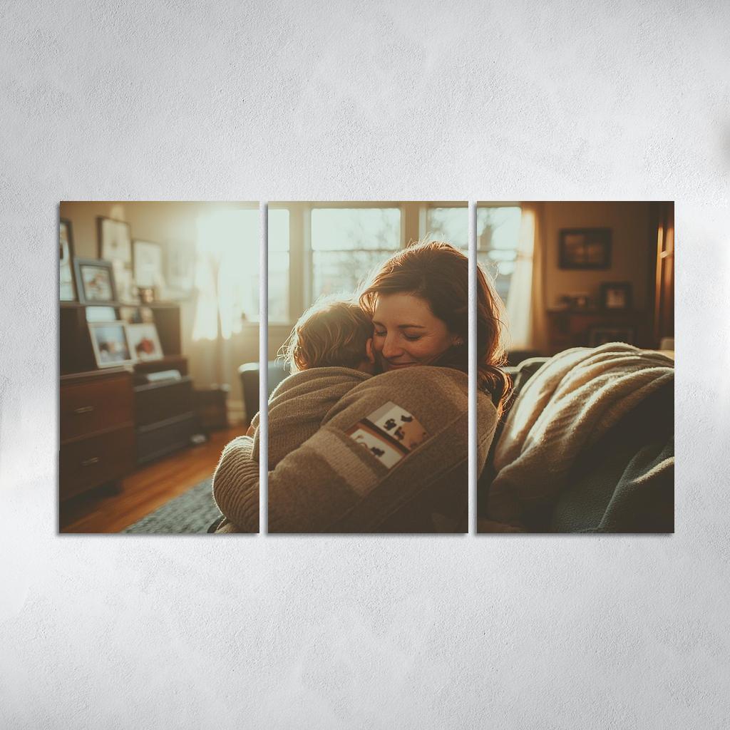 A Warm Embrace The Heart Of Connection Custom Paintings Frame