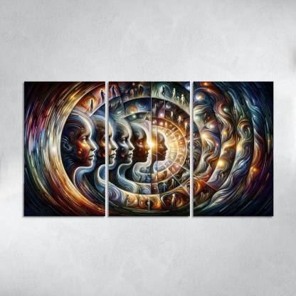 Infinite Echoes Of Self Premium Artwork Frames