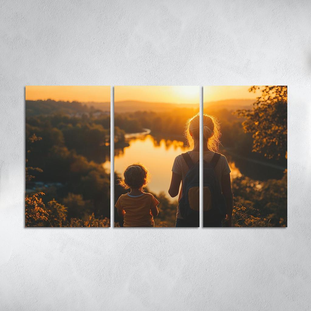 Her Unwavering Spirit A Mothers Strength Canvas Paintings Frame