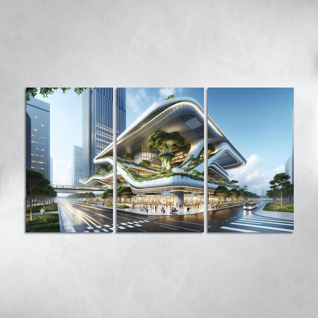 Transformative Transit Stations Custom Paintings Frame