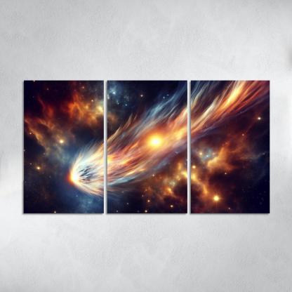 The Allure Of Comets And Their Trails Abstract Paintings Frame