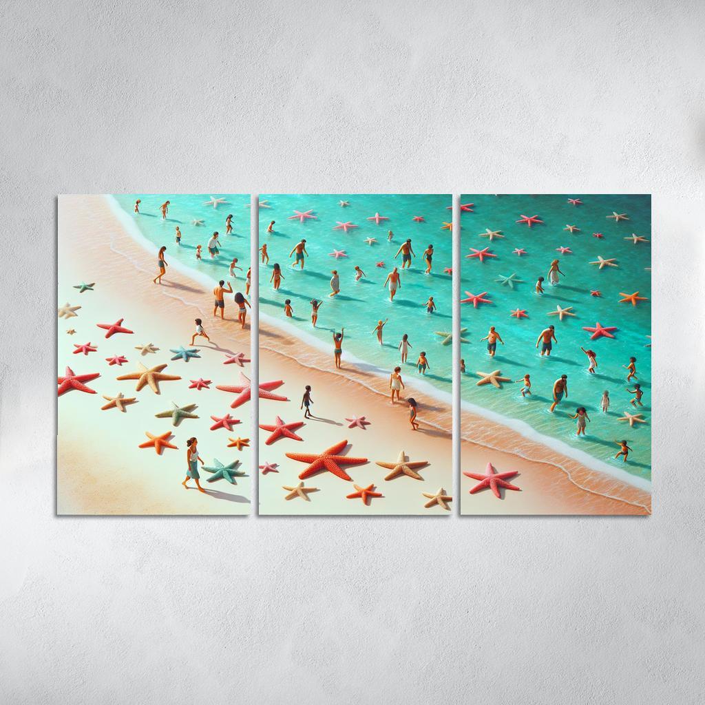 Starfish Lagoon Custom Paintings Frame