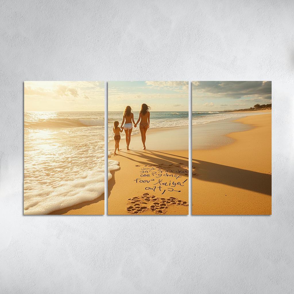 Footprints In The Sand A Mothers Journey One-piece Frames