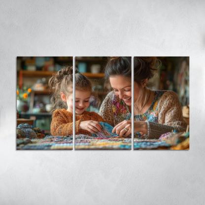 Threads Of Time A Mothers Lifelong Journey Canvas Paintings Frame