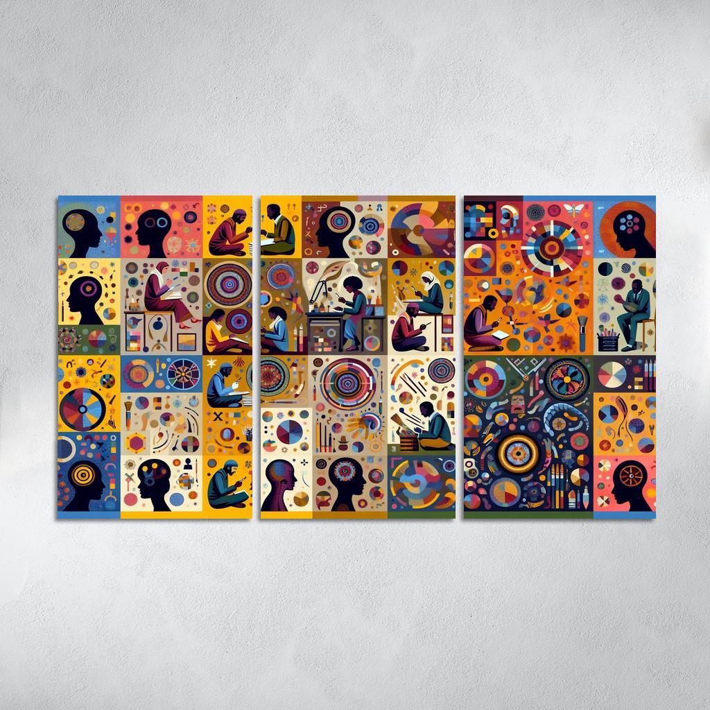 Resilience And Recovery Healing Through Art Multi-panel Paintings