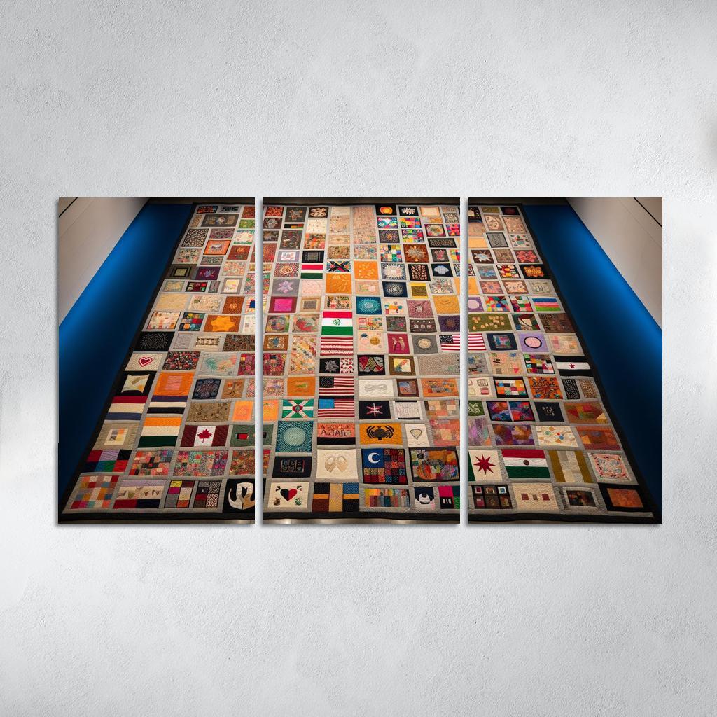 Stitching Together Lives The Impact Of Refugee Crises Custom Paintings Frame