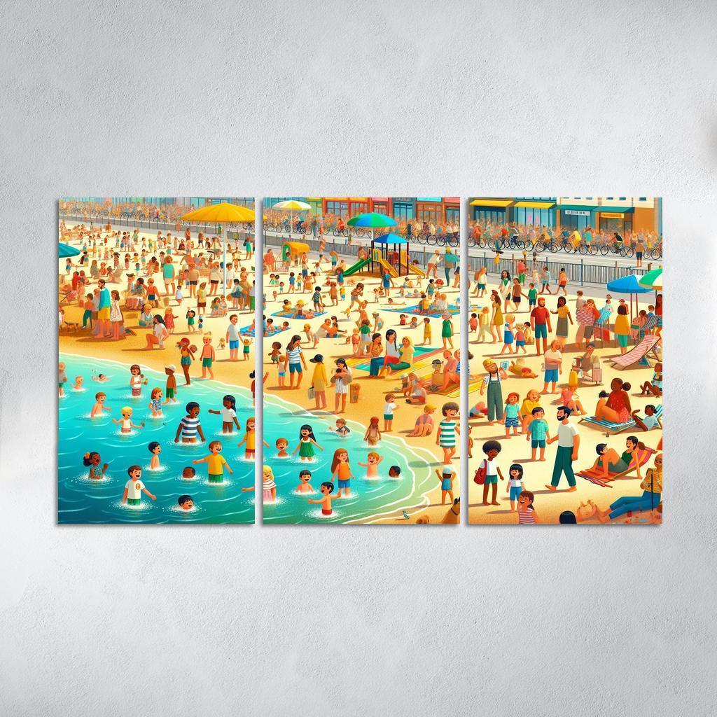 Sunshine Coast Family Fun And Activities Modern Paintings Frame