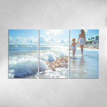 Waves Of Love The Ocean Of Motherhood Custom Paintings Frame