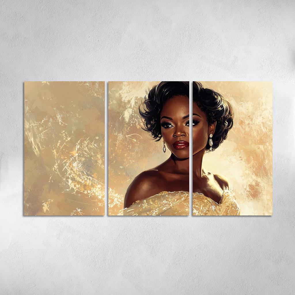 Viola Davis The Powerhouse Of Emotional Depth Framed Paintings
