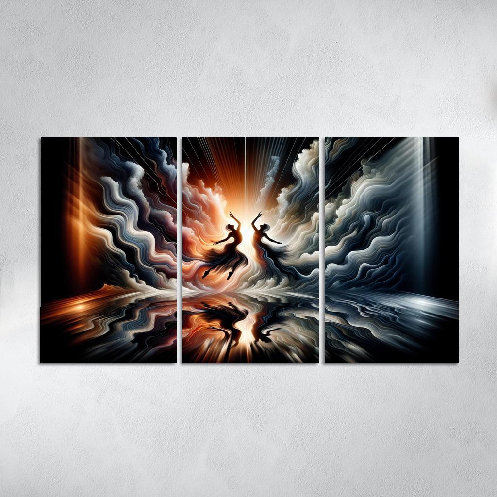 Dance Of Shadows And Light Premium Artwork Frames