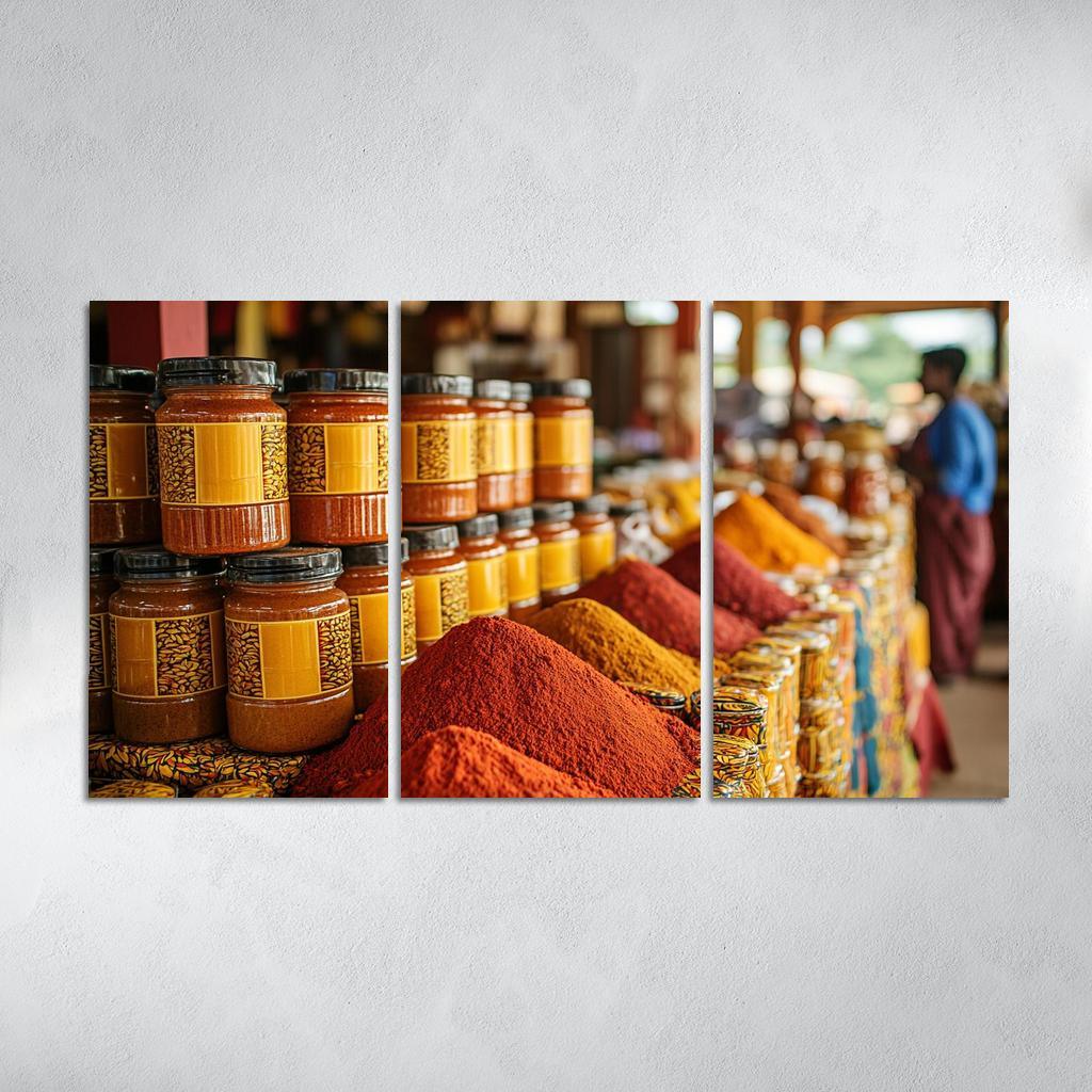 The Spice Market Abstract Paintings Frame