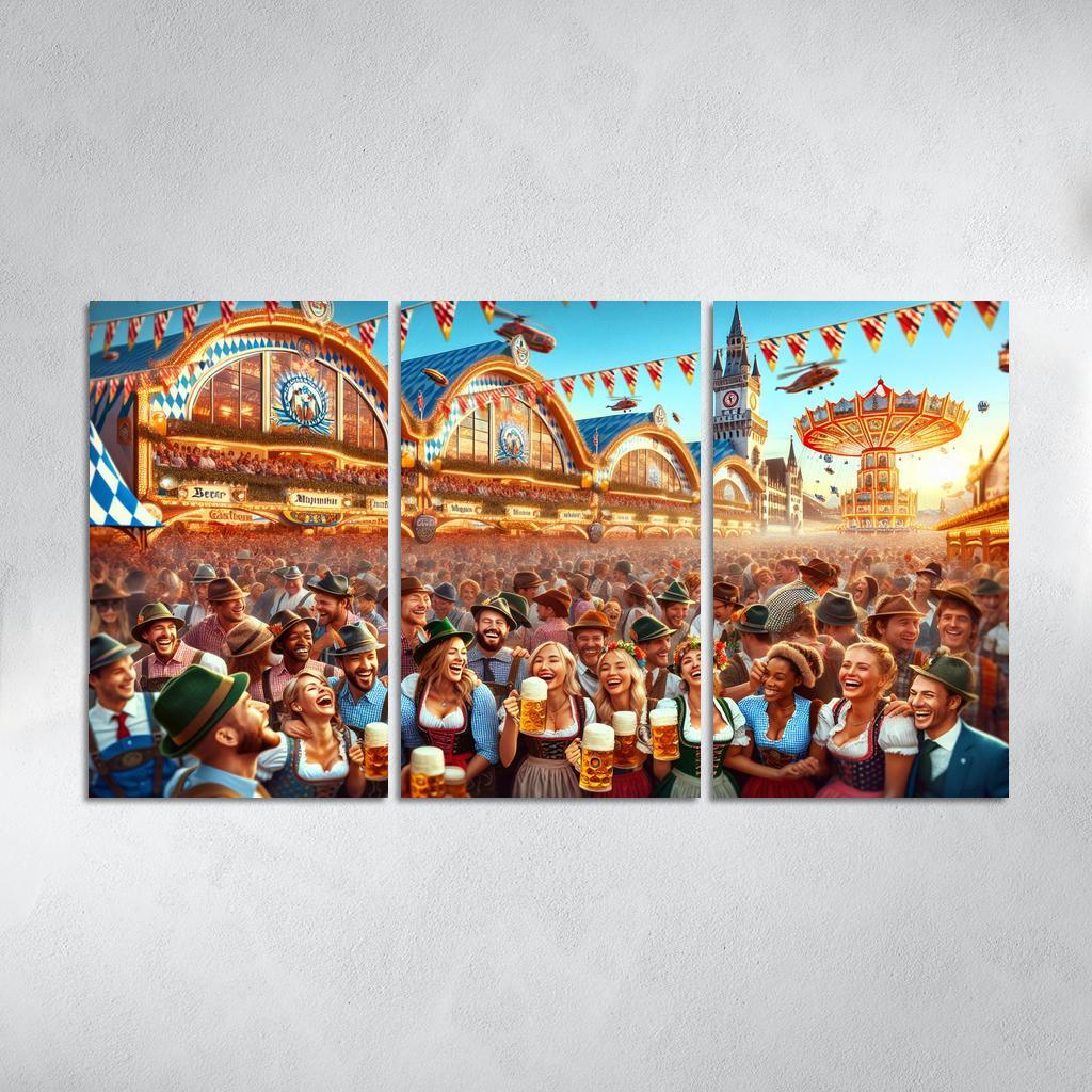 Oktoberfest - Germany Modern Paintings Frame