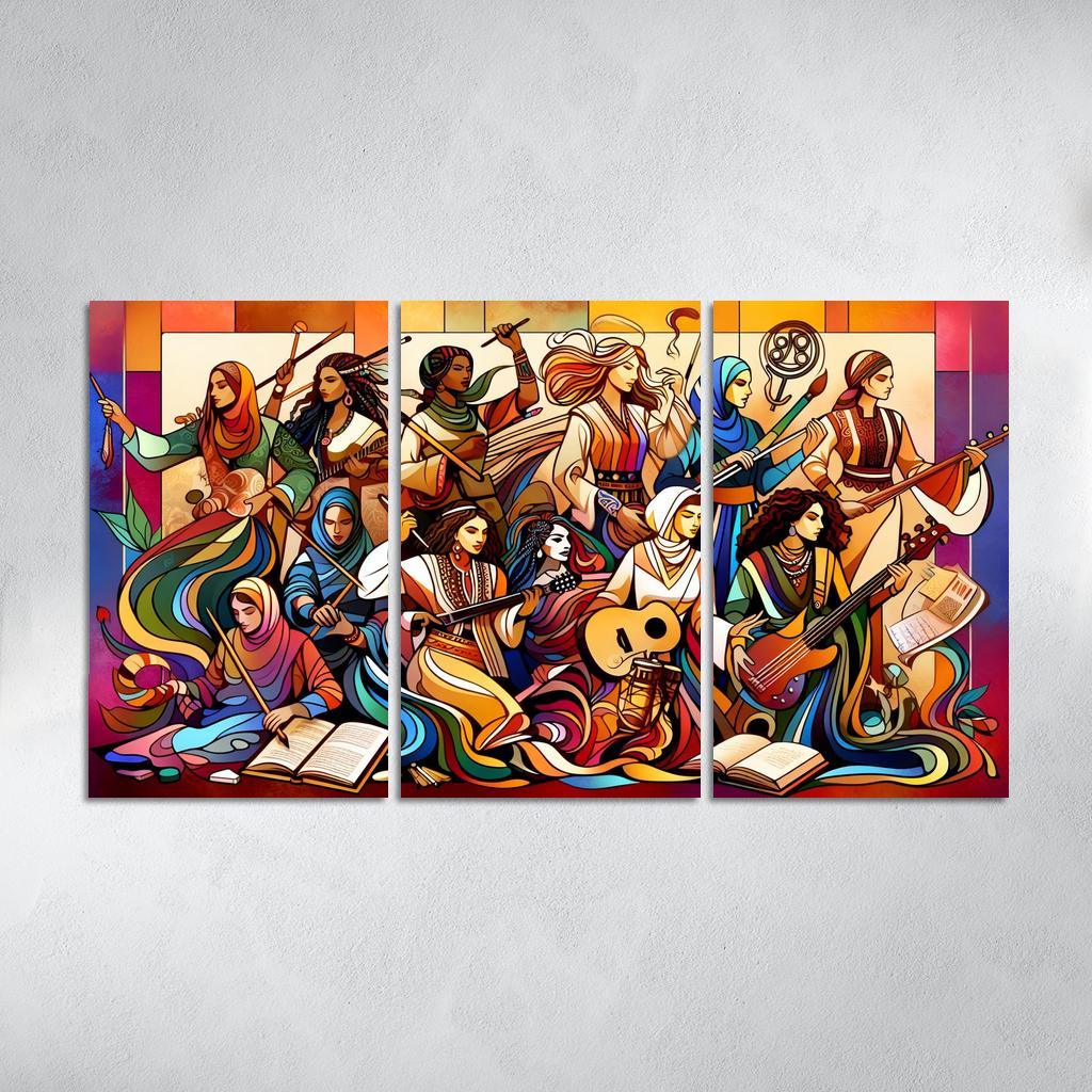 Gender Equity In Art Empowering Female Voices Custom Paintings Frame