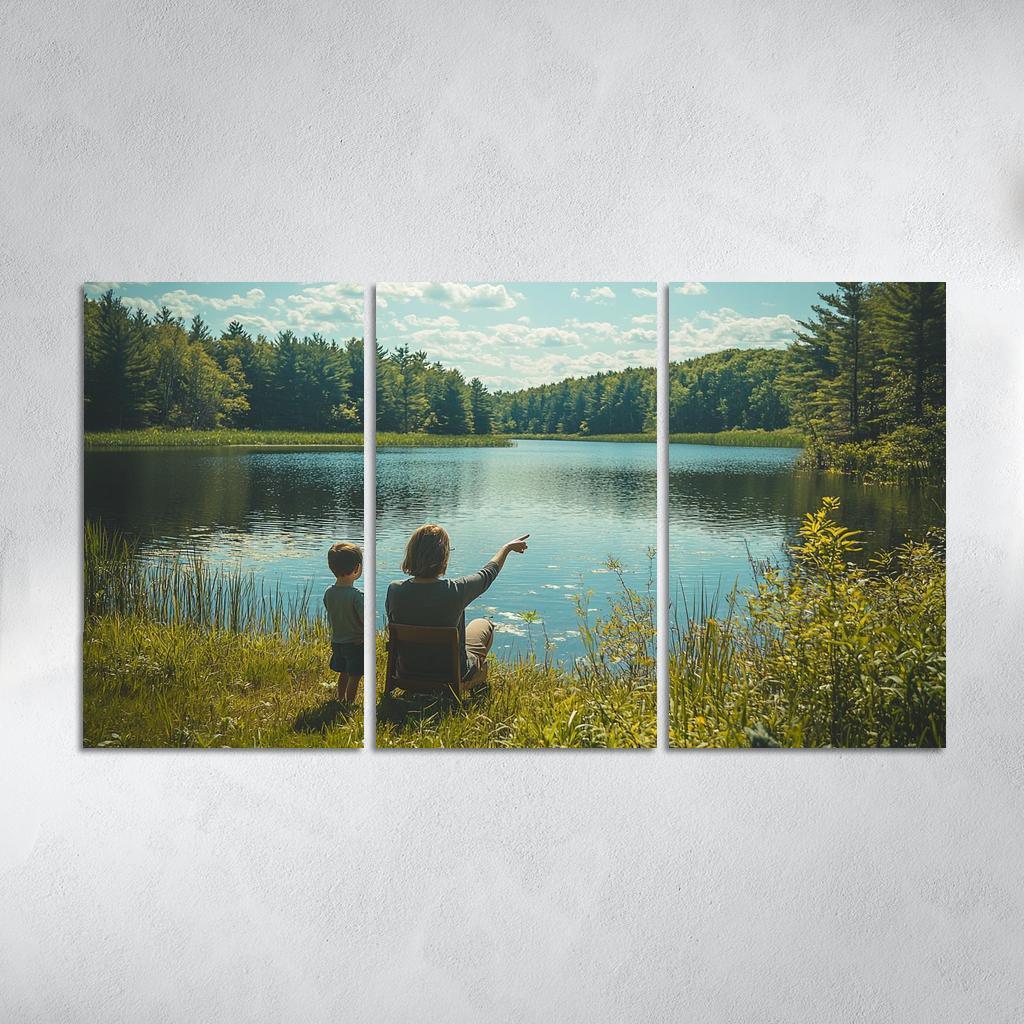 Navigating Life A Mothers Steady Compass Canvas Paintings Frame