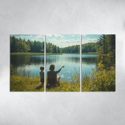 Navigating Life A Mothers Steady Compass Canvas Paintings Frame