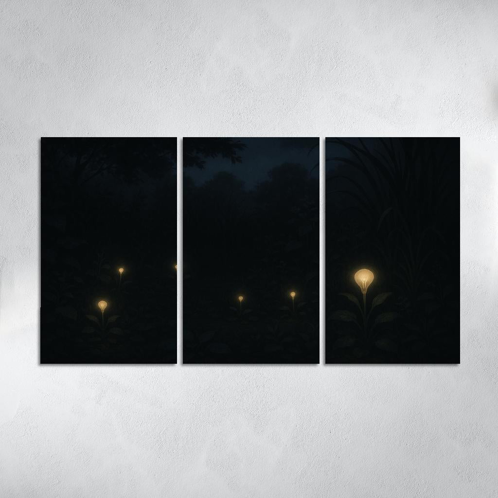 Garden Of Eclipsed Thoughts Oil Paintings Frame