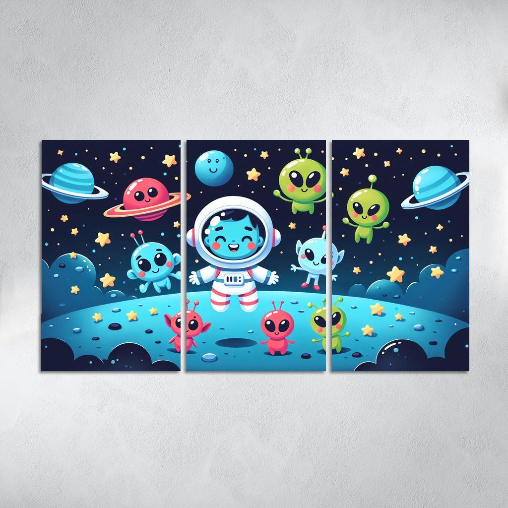 Silly Space Adventure Premium Artwork Frames