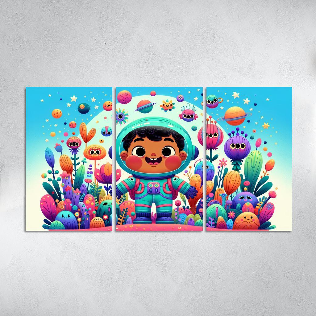 Brave Little Astronaut Premium Artwork Frames