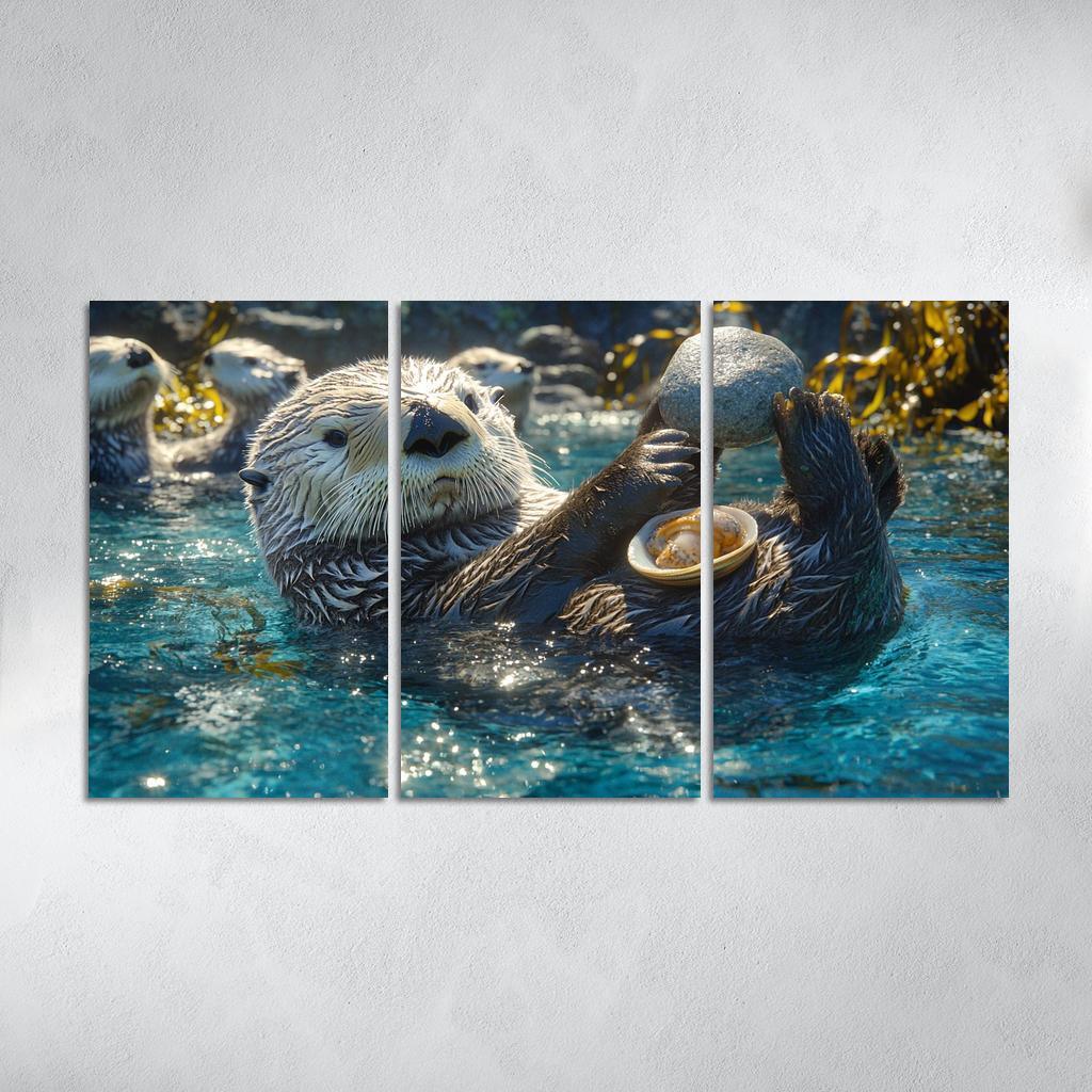 The Playful Sea Otter A Marine Acrobat Art Trends