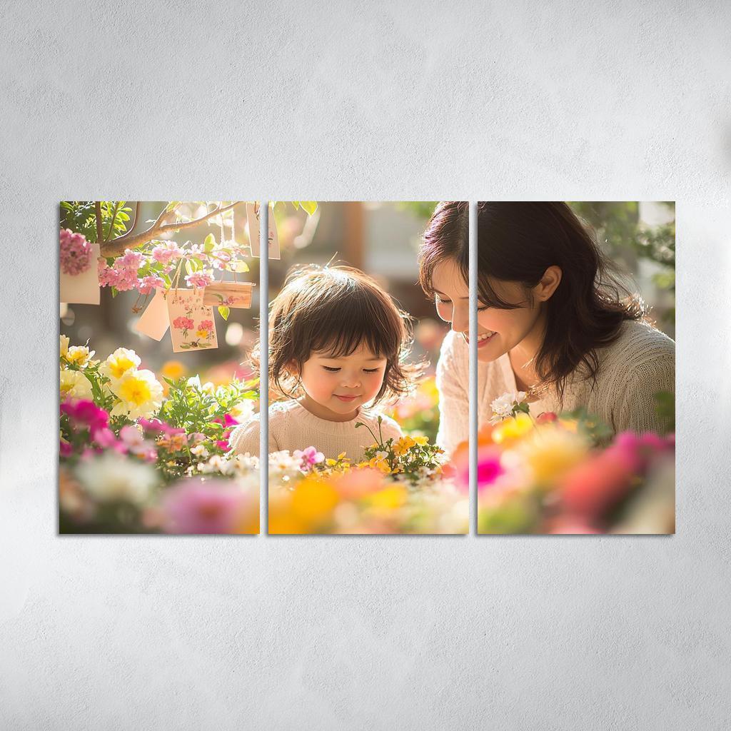 The Garden Of Memories Planting Seeds Of Love Canvas Paintings Frame